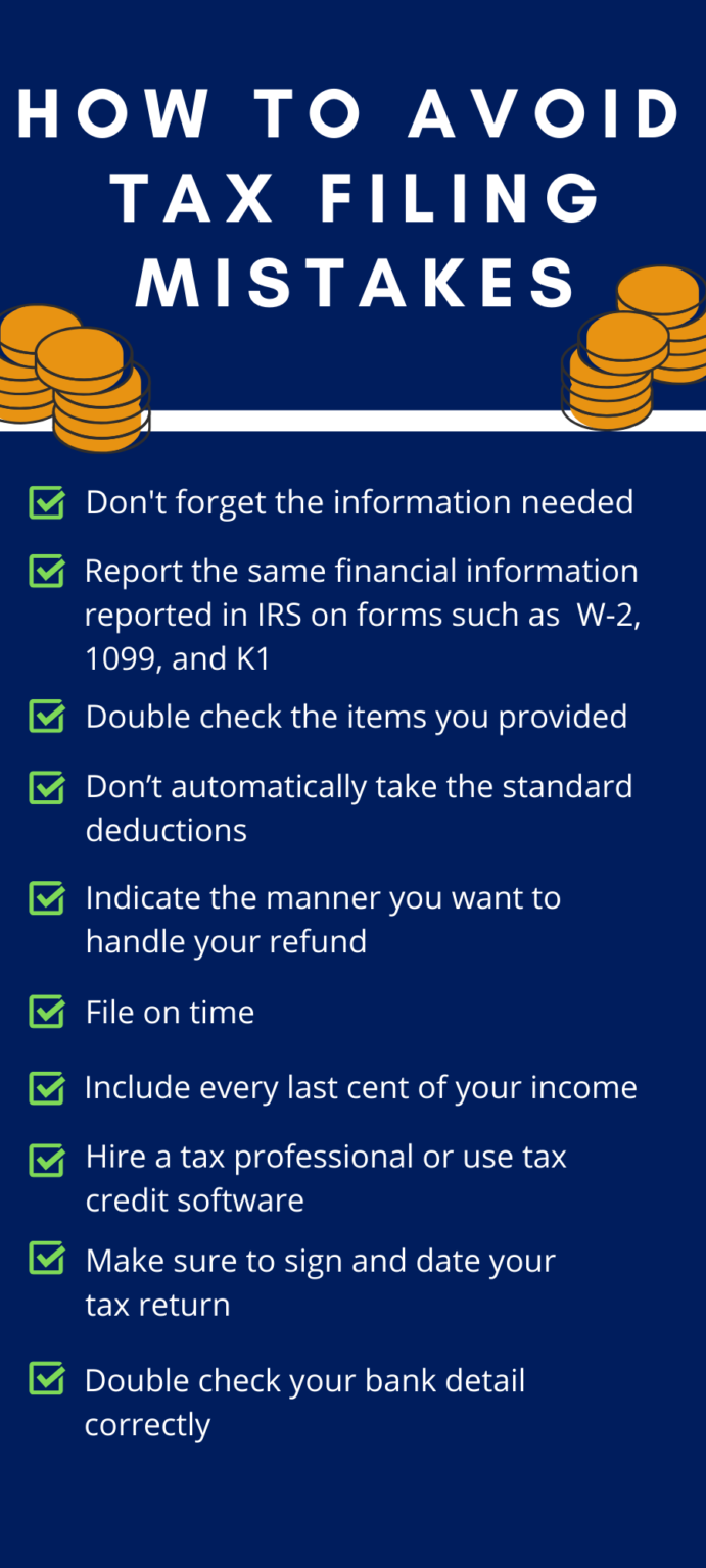 12 Tax Filing Mistakes To Avoid | File Your Taxes Properly! | Marcfair.com