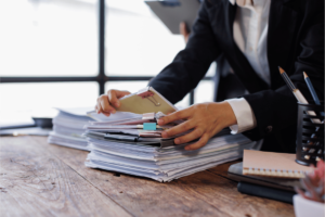 A forensic accountant