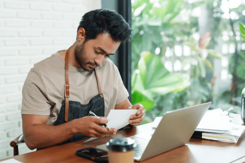 A small business owner